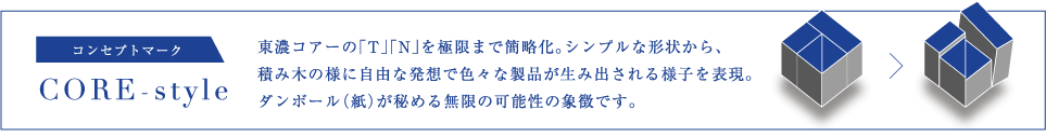 コンセプト 東濃コアー株式会社